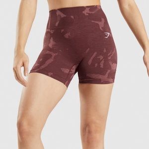Gymshark Cherry Brown shorts in size XS